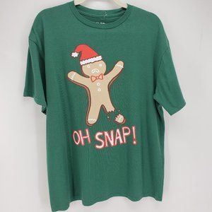 C&P | Gingerbread Man Tee | Green